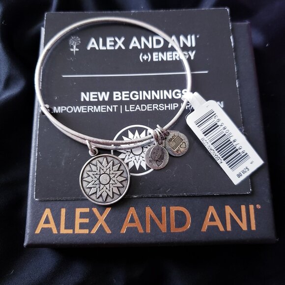 Alex and Ani Jewelry - NWT Alex and Ani New Beginnings Silver Bracelet   539
